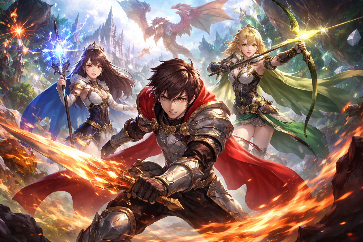 캐럿게임즈 대표 게임 비주얼 1