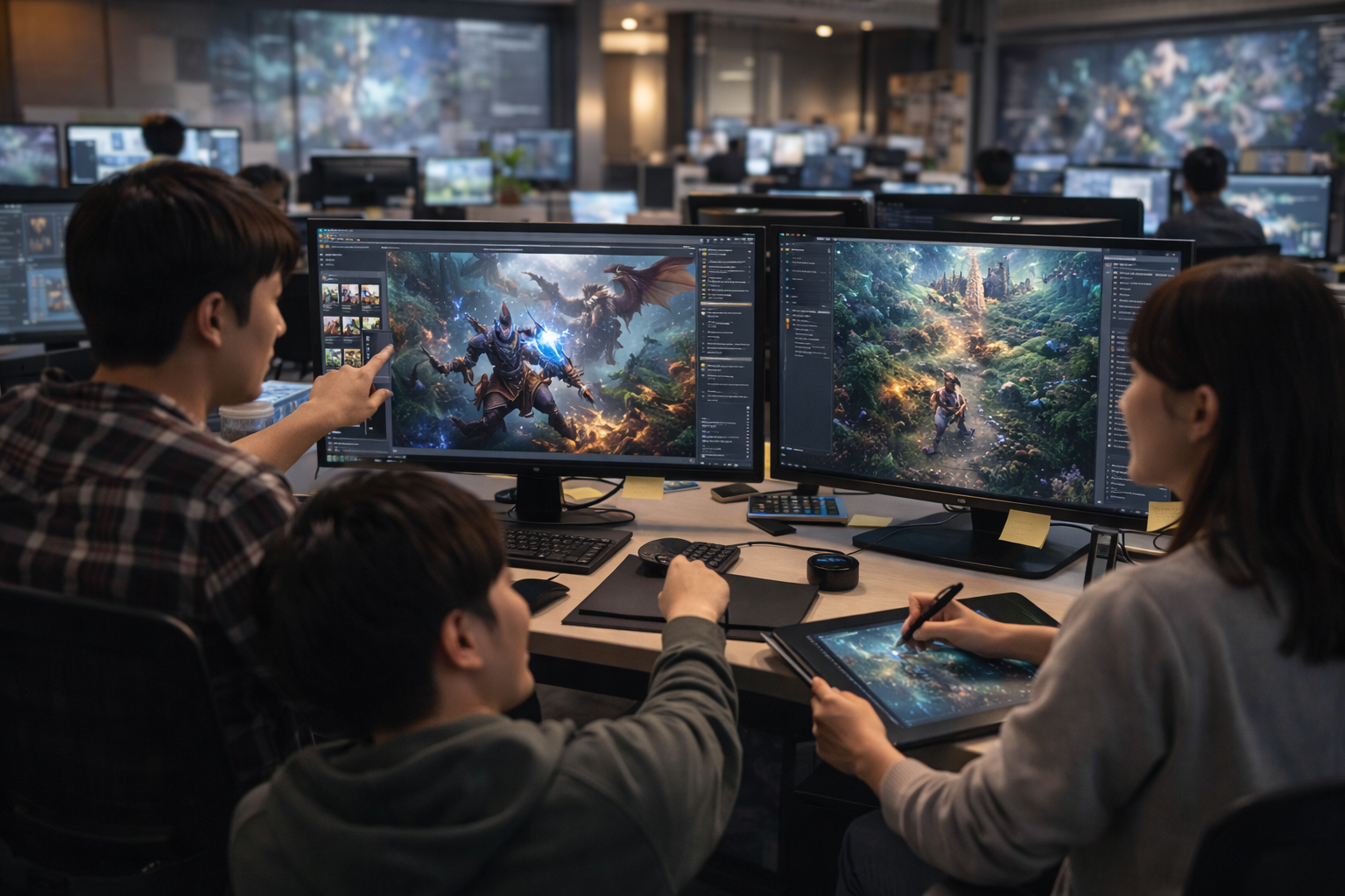 게임 개발 과정 이미지